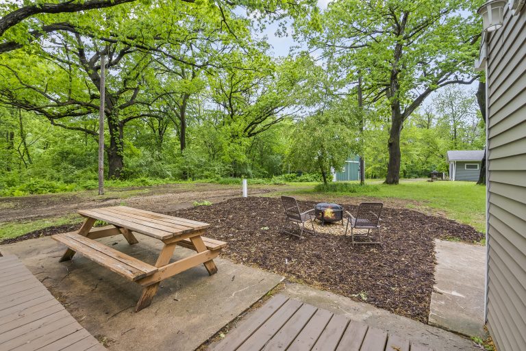 backyard firepit